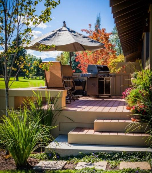 Small patio design in Bozeman, MT